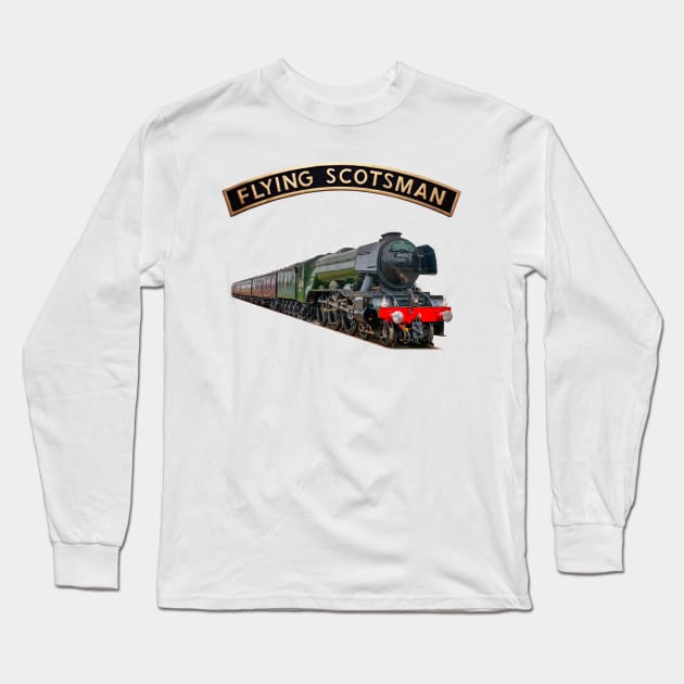 The Flying Scotsman Long Sleeve T-Shirt by SteveHClark